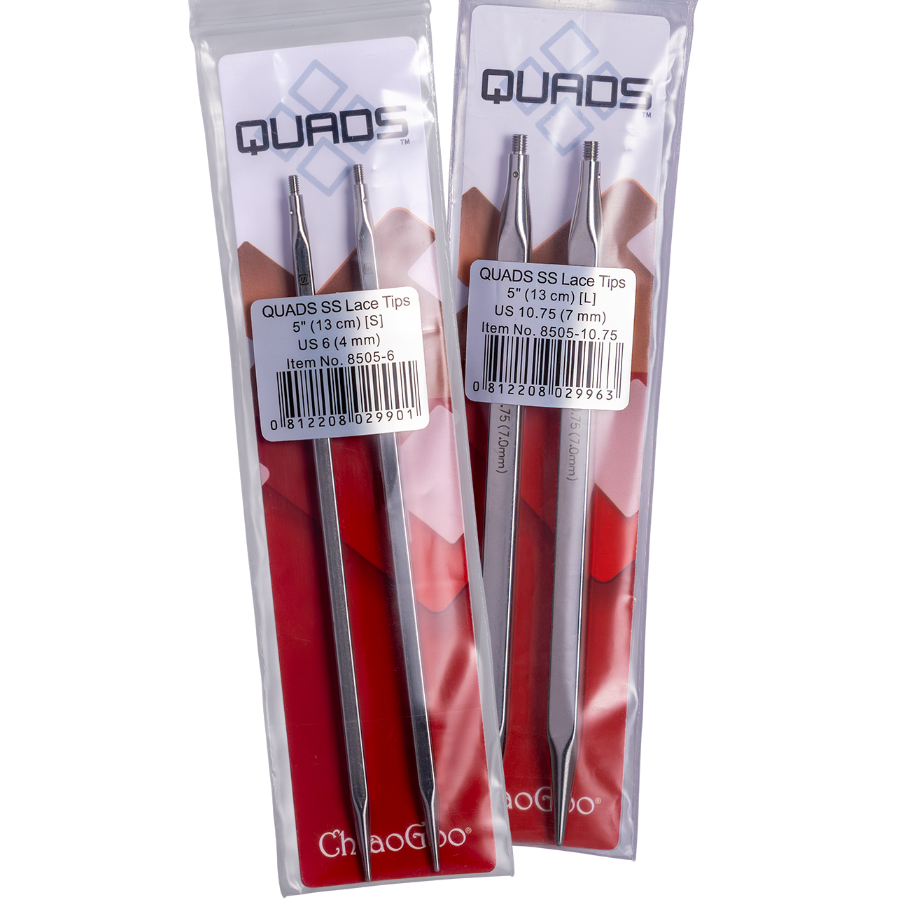 ChiaoGoo - Quads SS Lace spidser ⎟10 cm / 3,75 mm