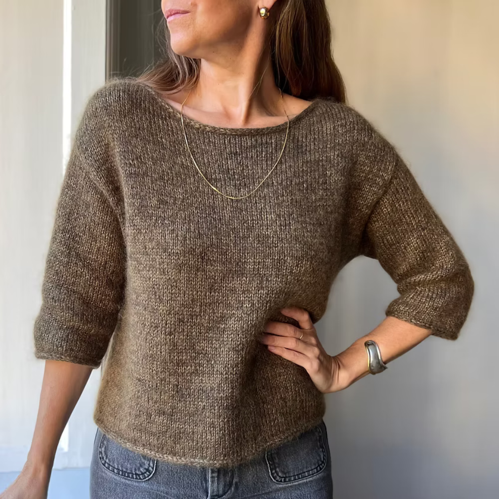 Crassus Blouse Refined Knitwear - Garnkit (uden opskrift)