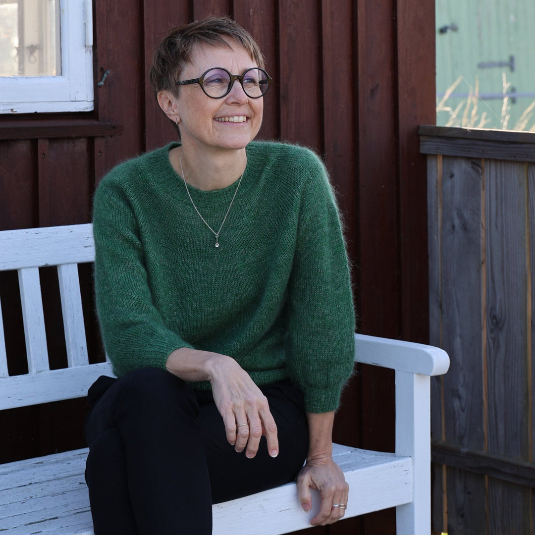 Novice Sweater - Mohair Edition PetiteKnit - Strikkekit BabyAlpaca