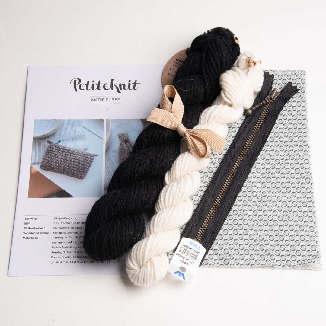 Marie Purse Petiteknit - Strikkekit flerfarvet LIMITED EDITION - 36