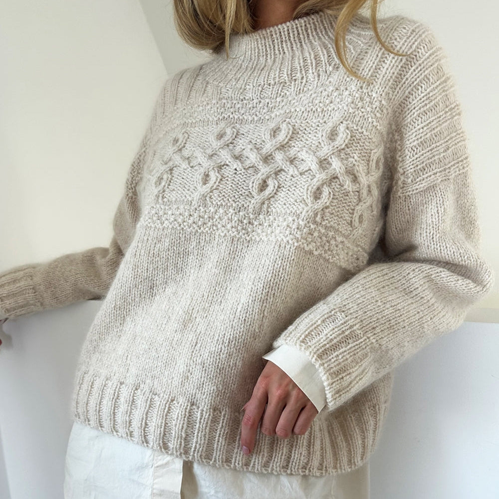 Edith Sweater le knit - Garnkit (uden opskrift)