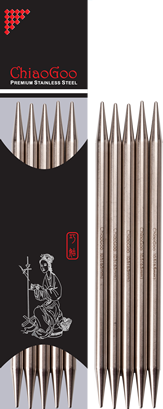 ChiaoGoo - Strømpepinde SS ⎟ 20 cm / 5,00 mm