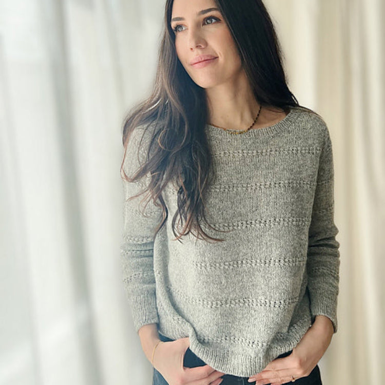 Sammensat 24 Bluse Elsebeth Judith - Garnkit (uden opskrift)