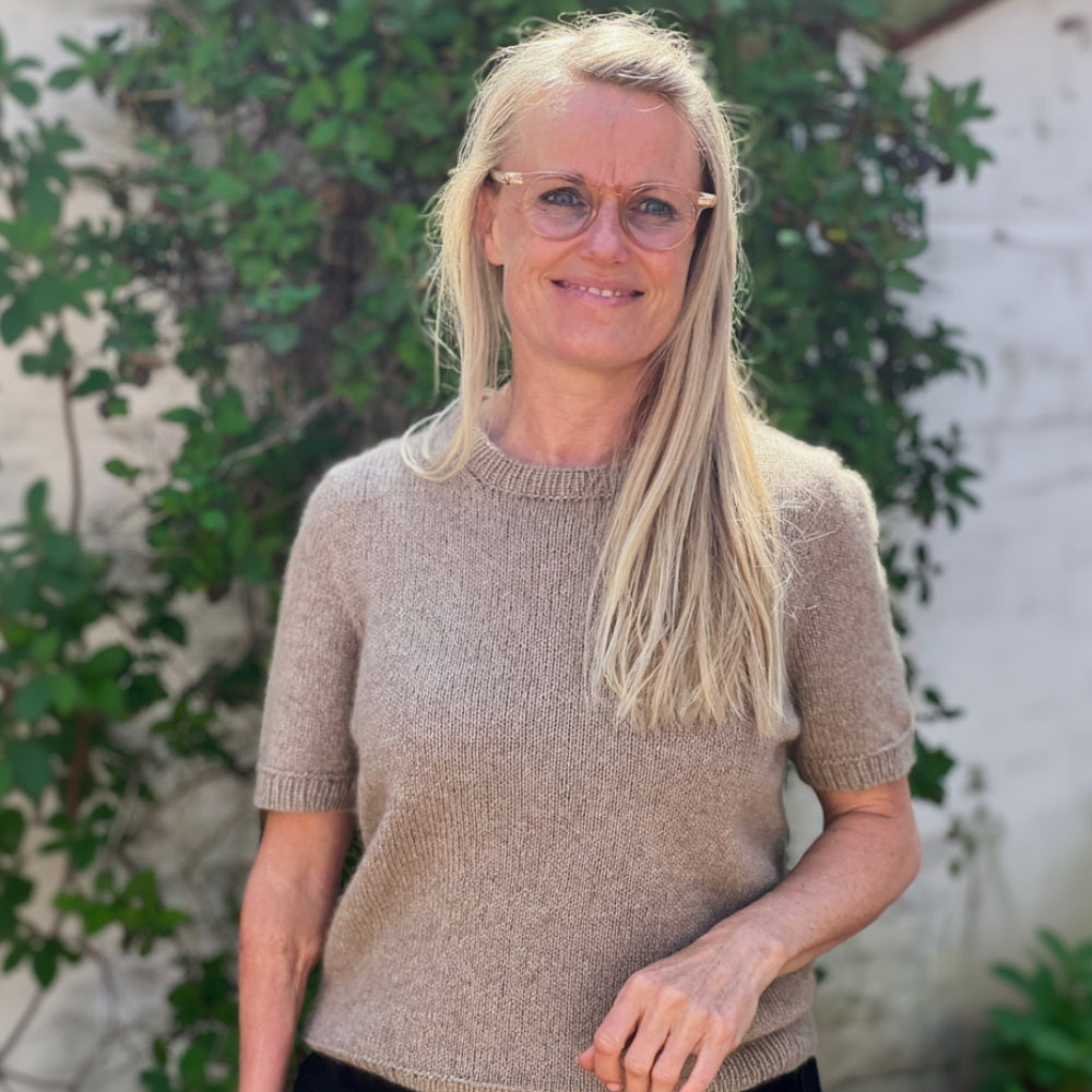 Poppy Tee PetiteKnit - Strikkekit Cashmere