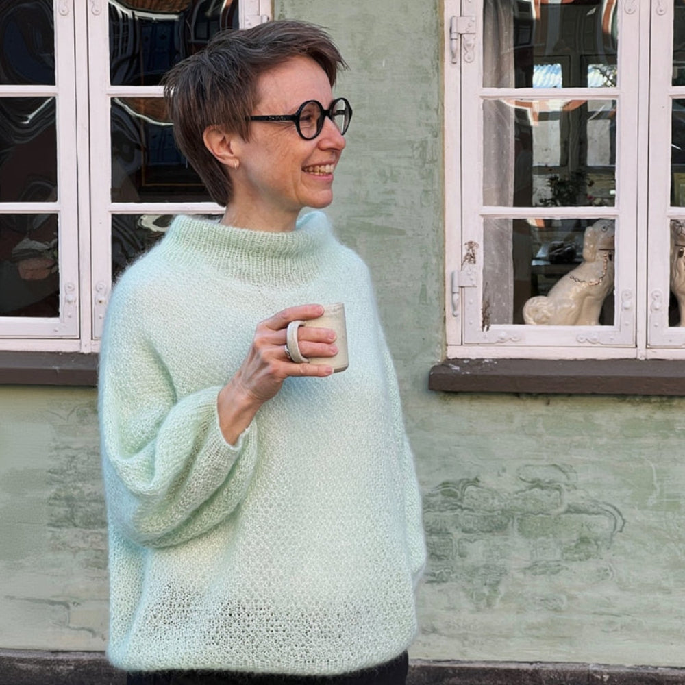 Fungus Sweater Collar Refined Knitwear - Garnkit (uden opskrift)