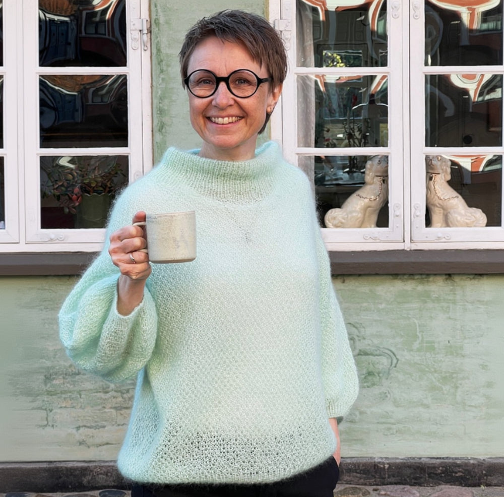 Fungus Sweater Collar Refined Knitwear - Garnkit (uden opskrift)