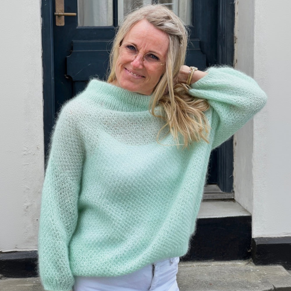 Fungus Sweater Collar Refined Knitwear - Garnkit (uden opskrift)