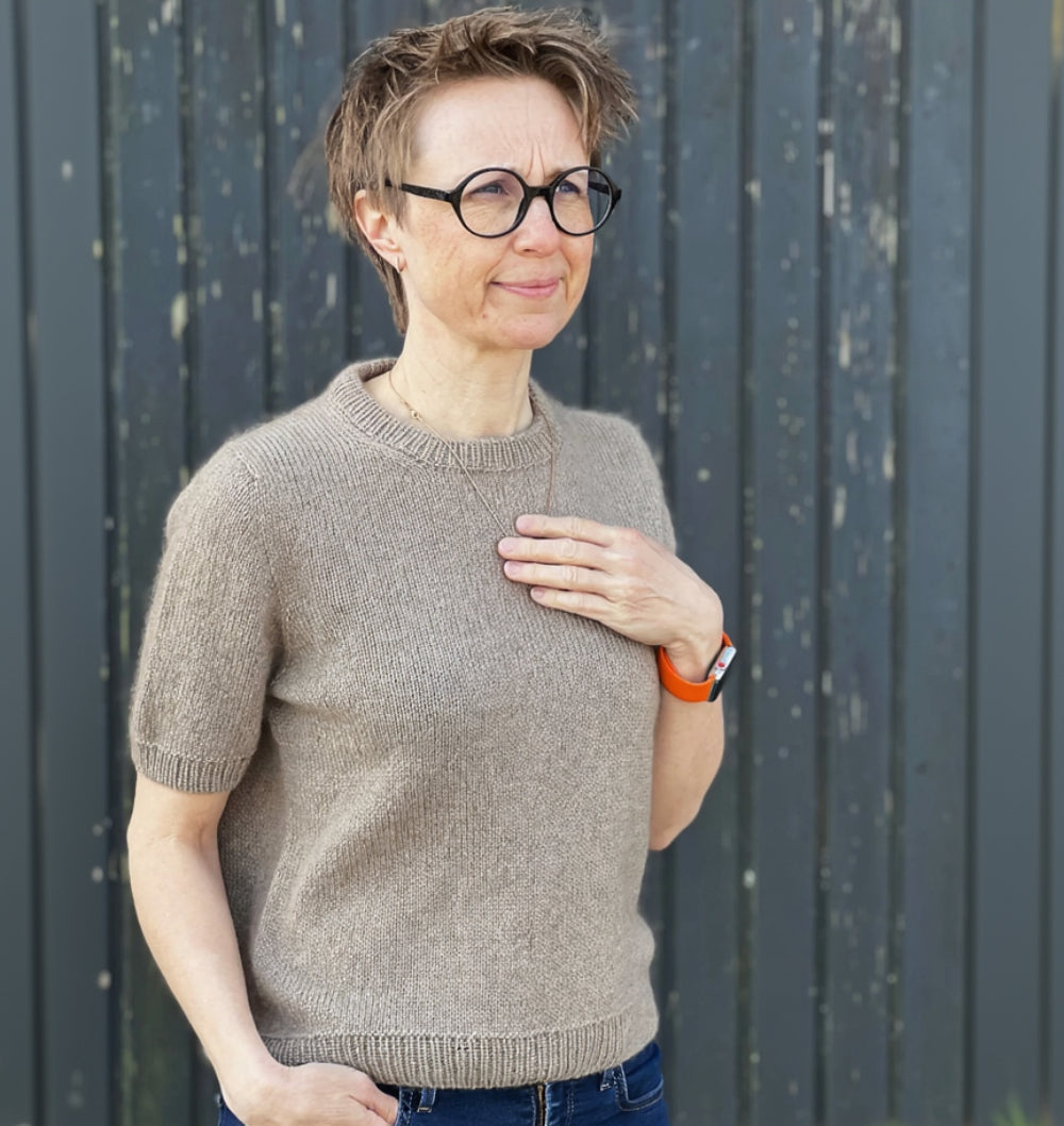 Poppy Tee PetiteKnit - Strikkekit Cashmere