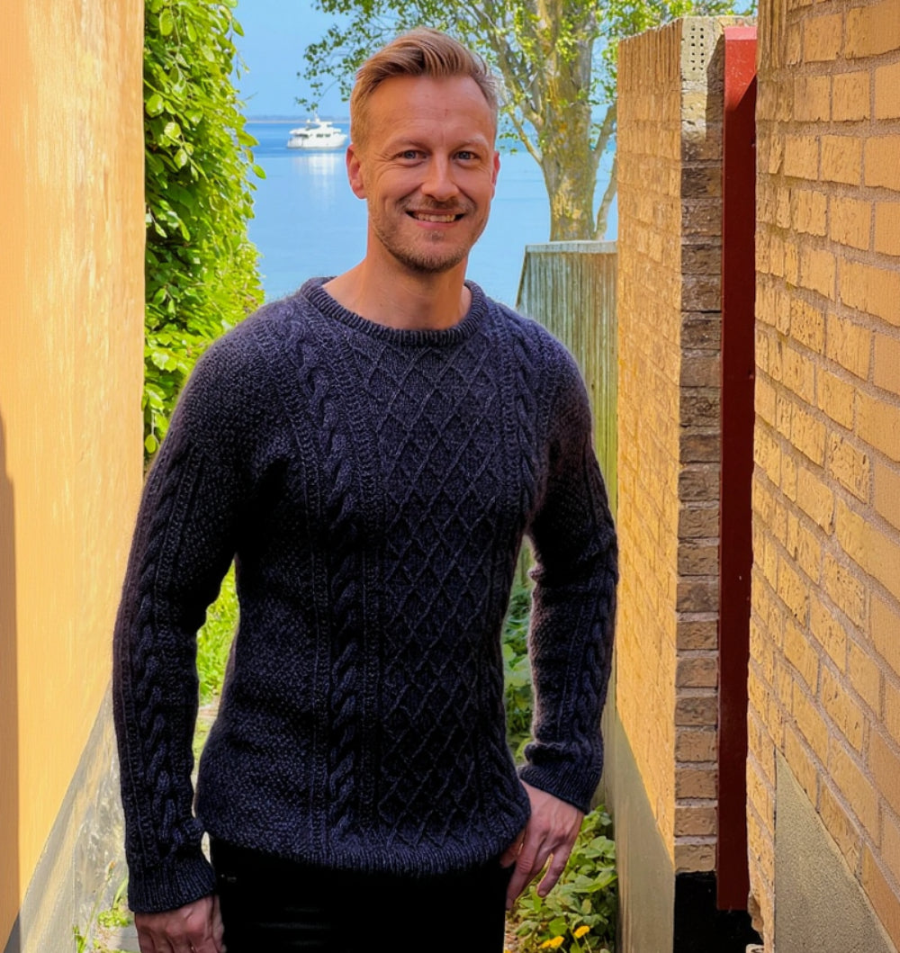 Moby sweater Man strikkekit - PetiteKnit