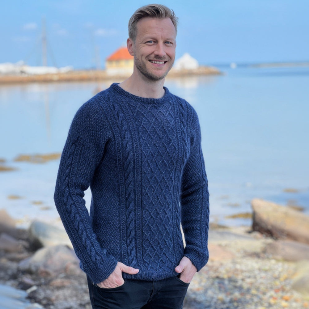 Moby sweater Man strikkekit - PetiteKnit