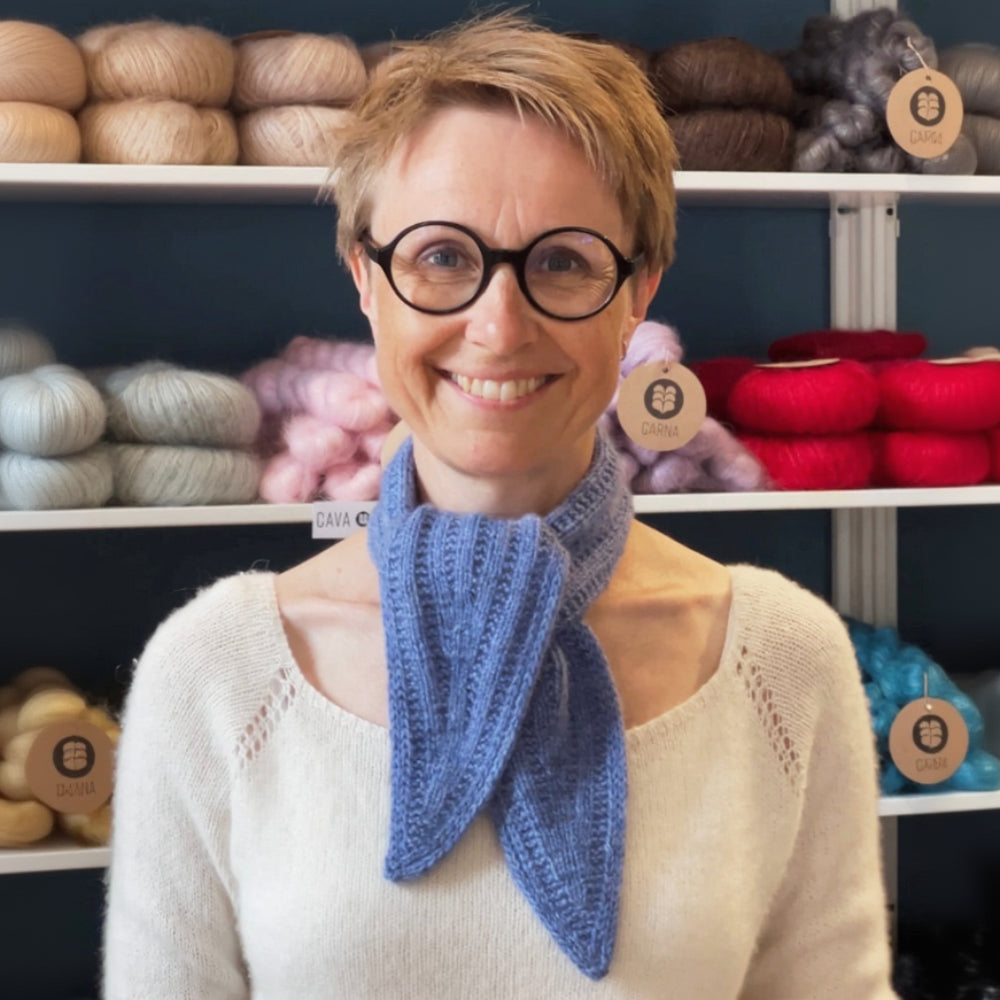 Sola Scarf Anne Ventzel - Garnkit (uden opskrift) mohair