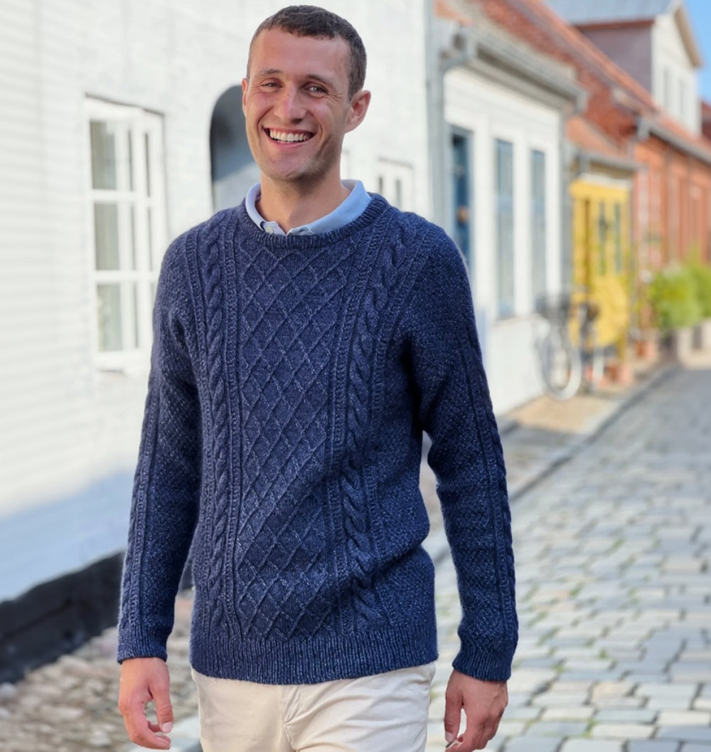 Moby sweater Man strikkekit - PetiteKnit