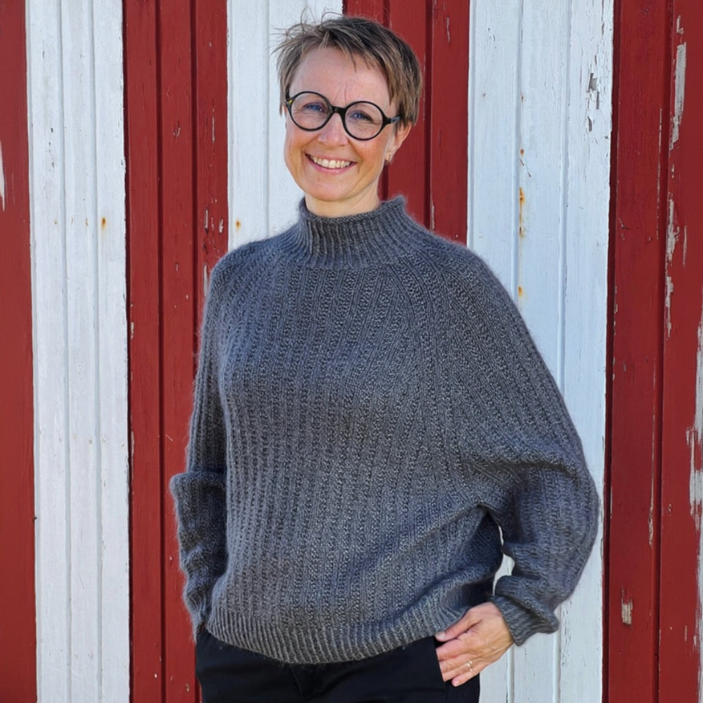 Ribbed Jumper Anne Ventzel - Garnkit (uden opskrift) Cashmere