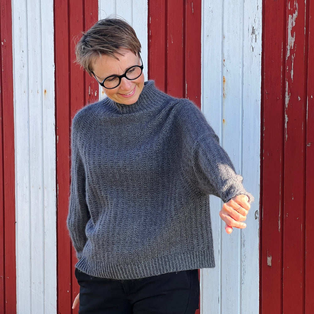 Ribbed Jumper Anne Ventzel - Garnkit (uden opskrift) Cashmere