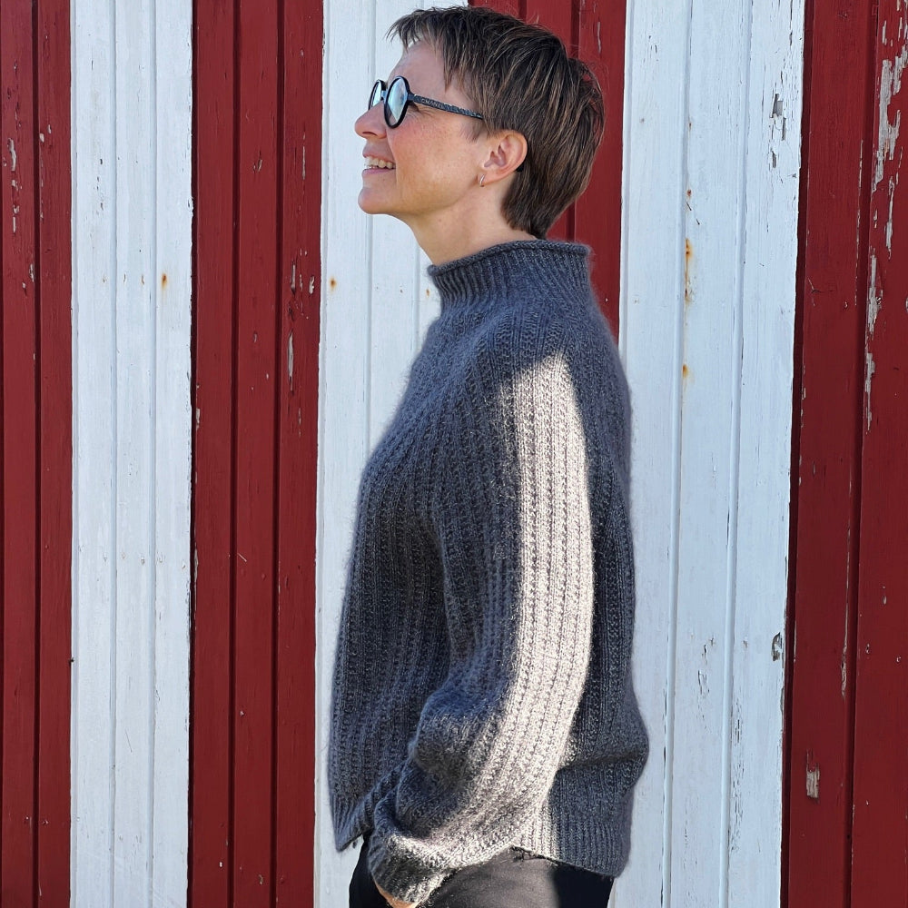 Ribbed Jumper Anne Ventzel - Garnkit (uden opskrift) Mohair
