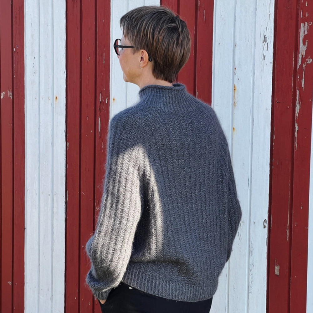 Ribbed Jumper Anne Ventzel - Garnkit (uden opskrift) Mohair
