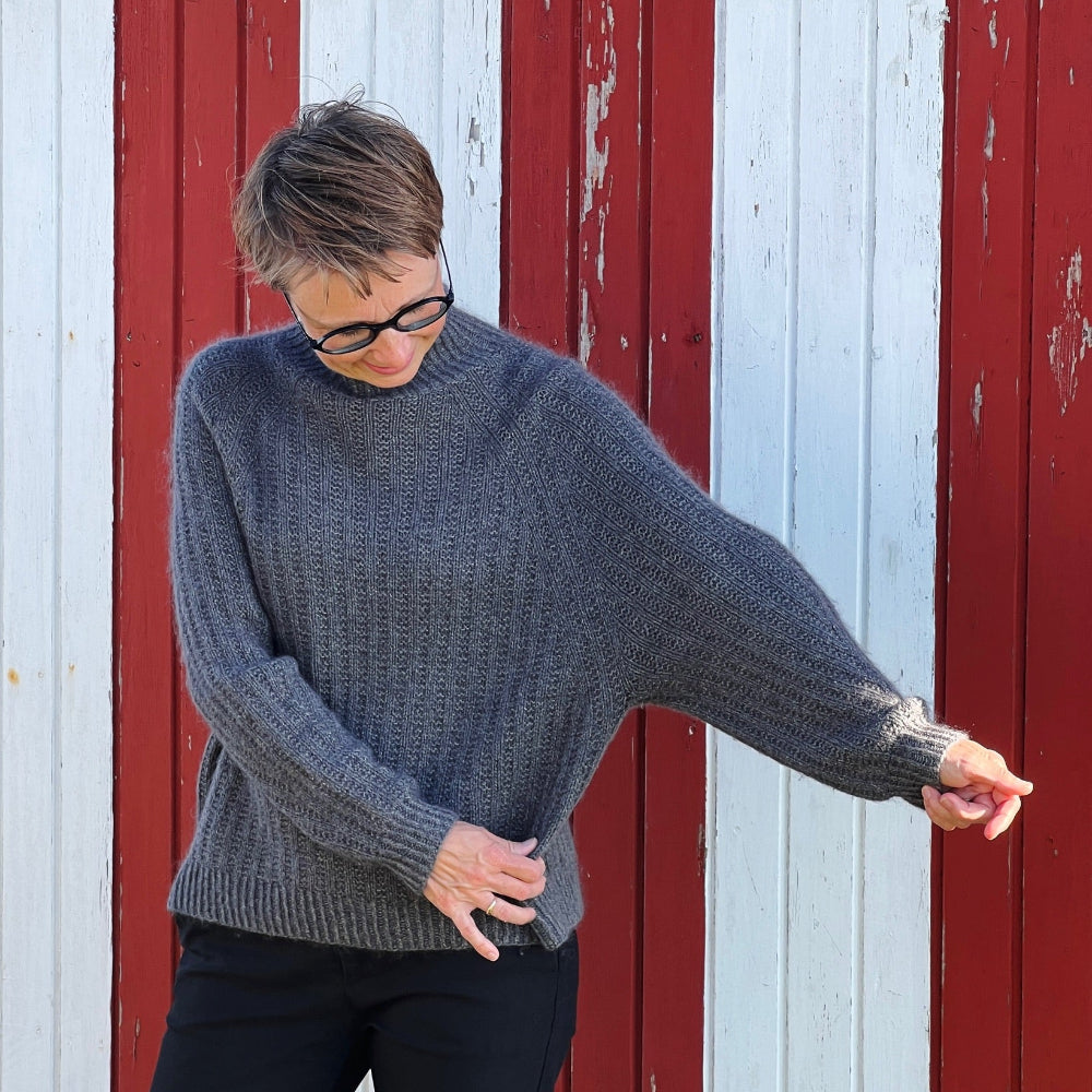 Ribbed Jumper Anne Ventzel - Garnkit (uden opskrift) Cashmere