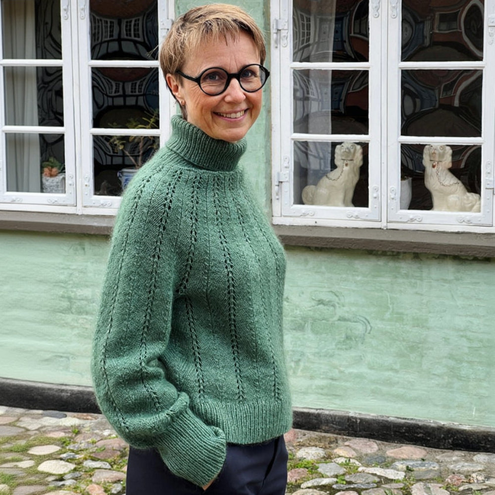Bregne Sweater Strikkekit - Knitting for Olive