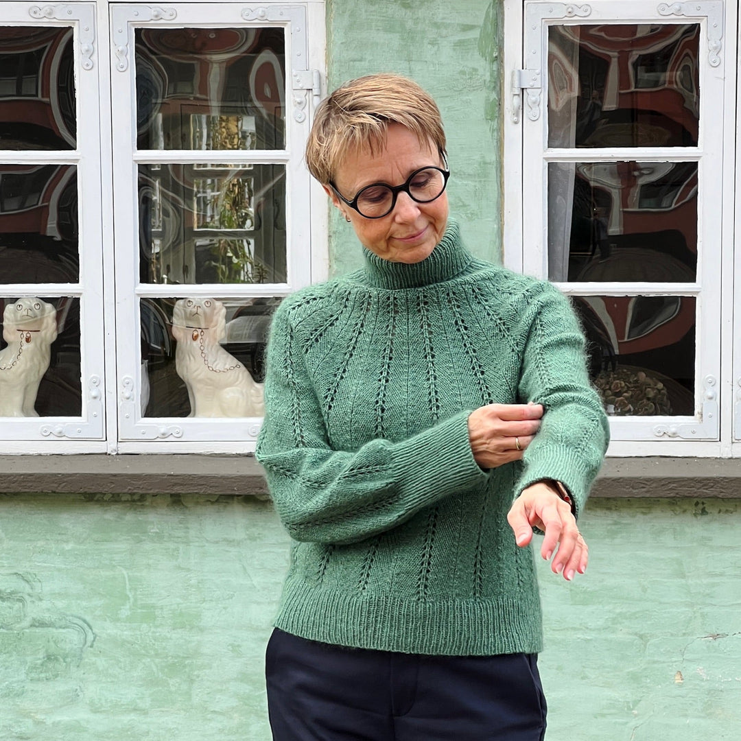 Bregne Sweater Strikkekit - Knitting for Olive