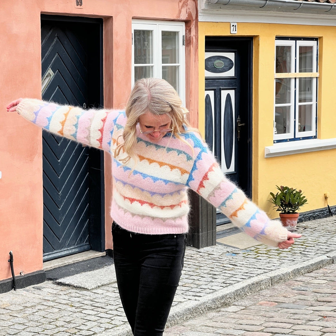ROBINIA SWEATER Anne Ventzel - Garnkit (uden opskrift) Ground Color