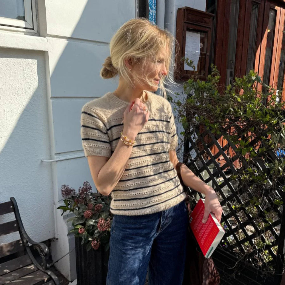Ida Tee PetiteKnit - Strikkekit Cashmere