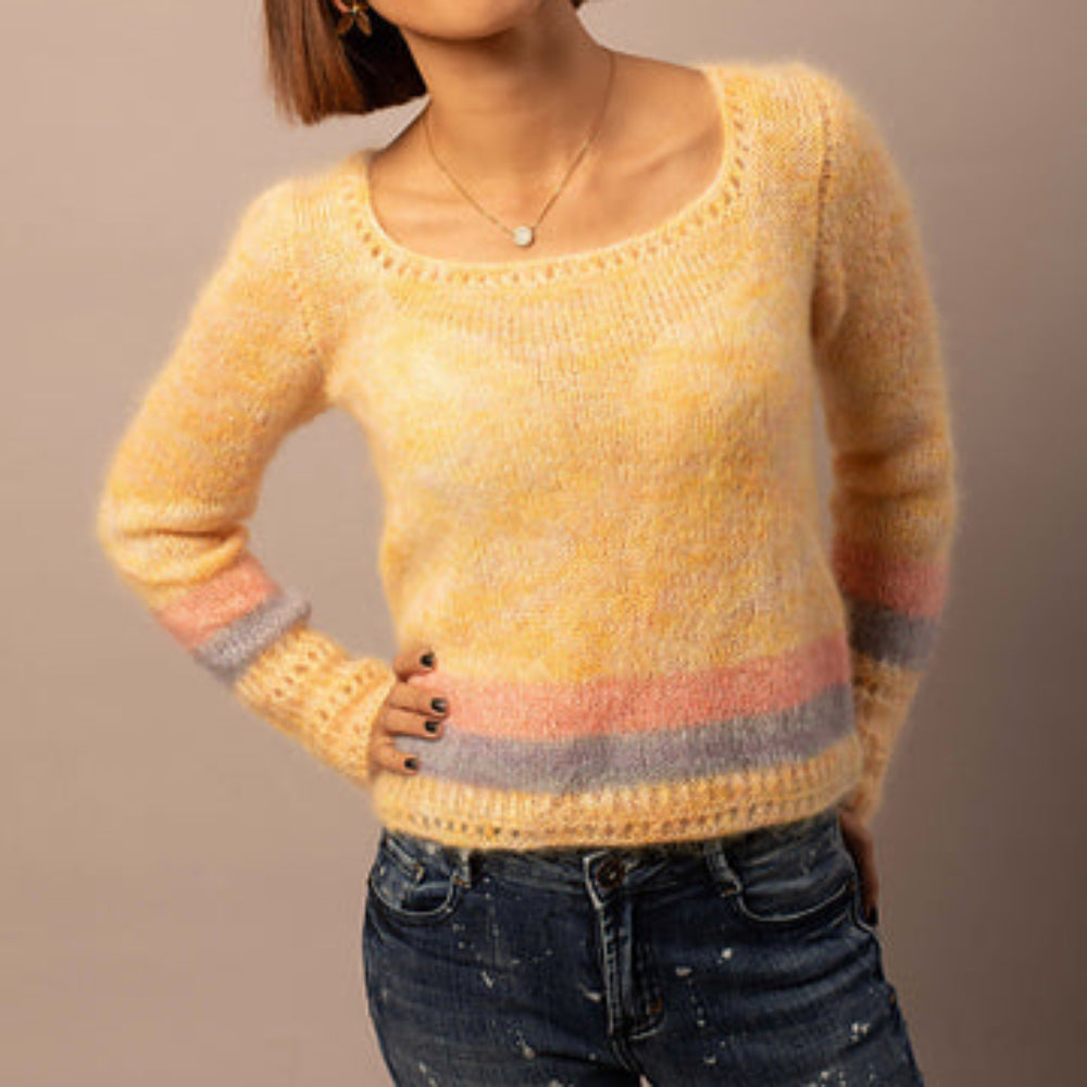 Indian Summer Blouse Atelier Ajour - Strikkekit