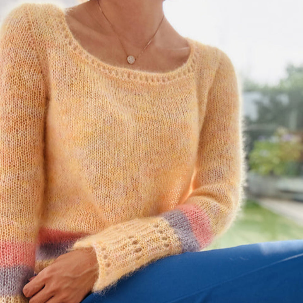 Indian Summer Blouse Atelier Ajour - Strikkekit