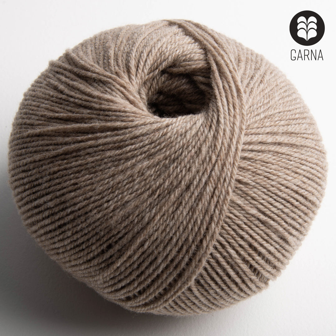 GARNA Nobilis Superfin Lammeuld garn : 262 Latte