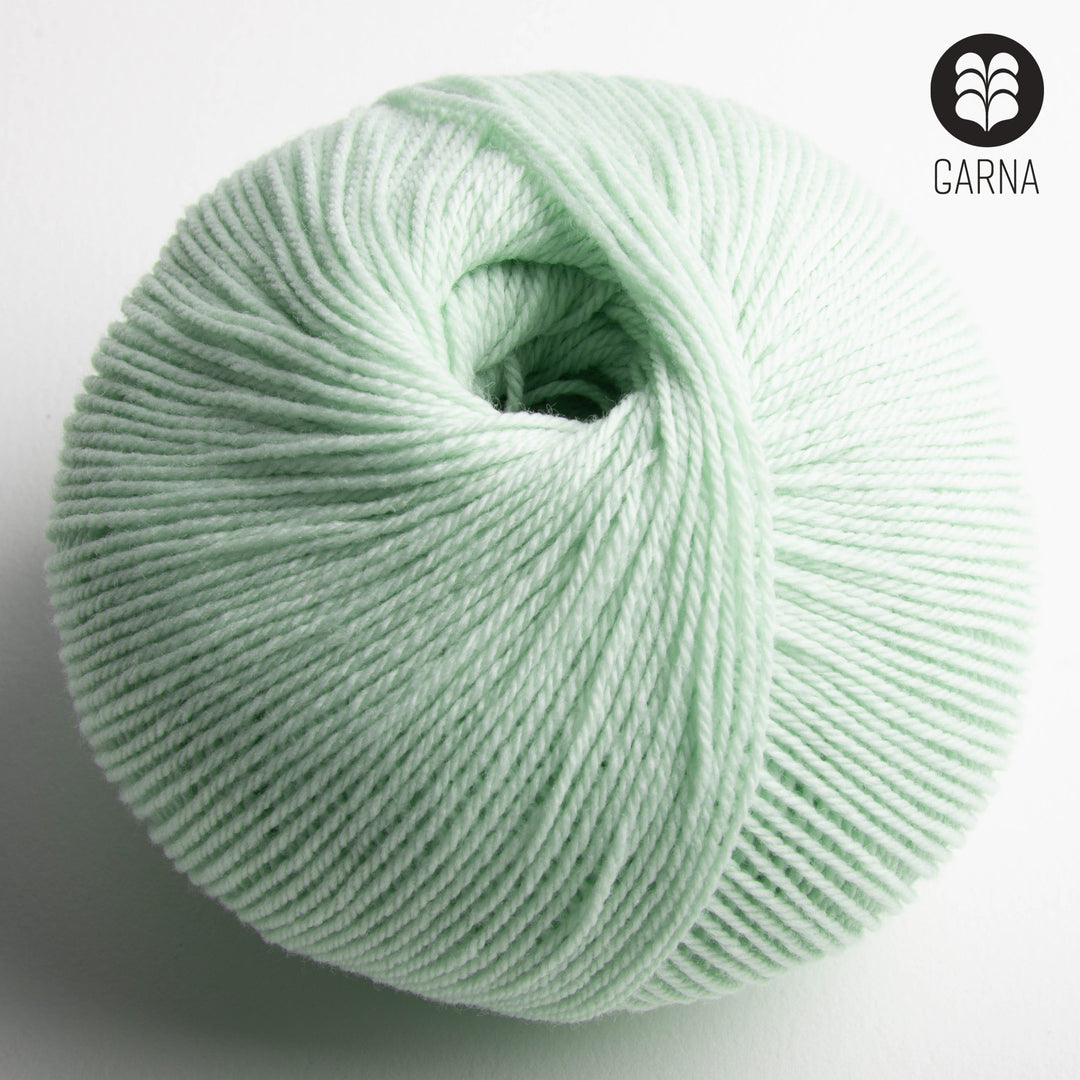 GARNA Nobilis Superfin Lammeuld garn : 604 Lys mint