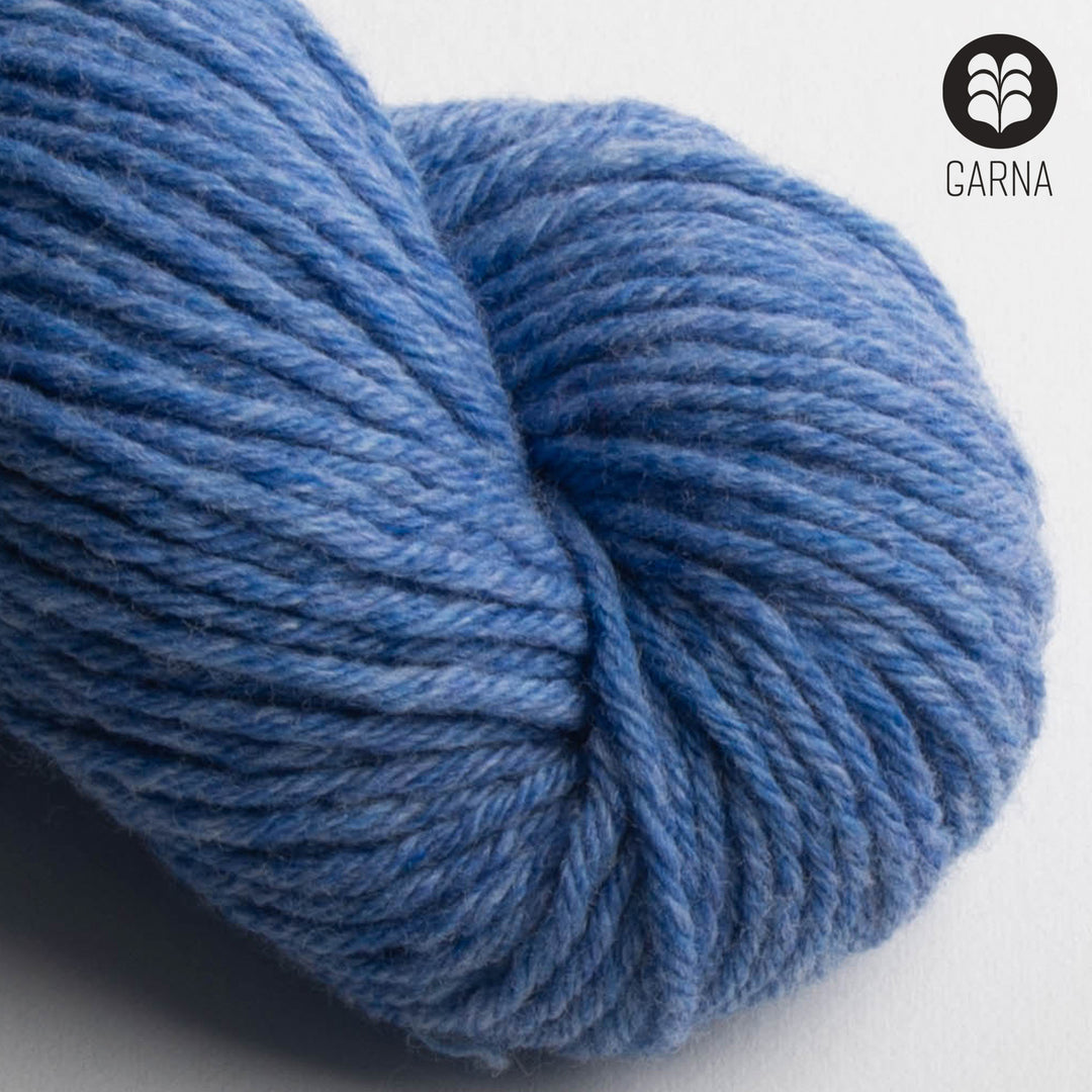 GARNA Nobilis 2 Superfin Lammeuld garn : 735 Blue jean