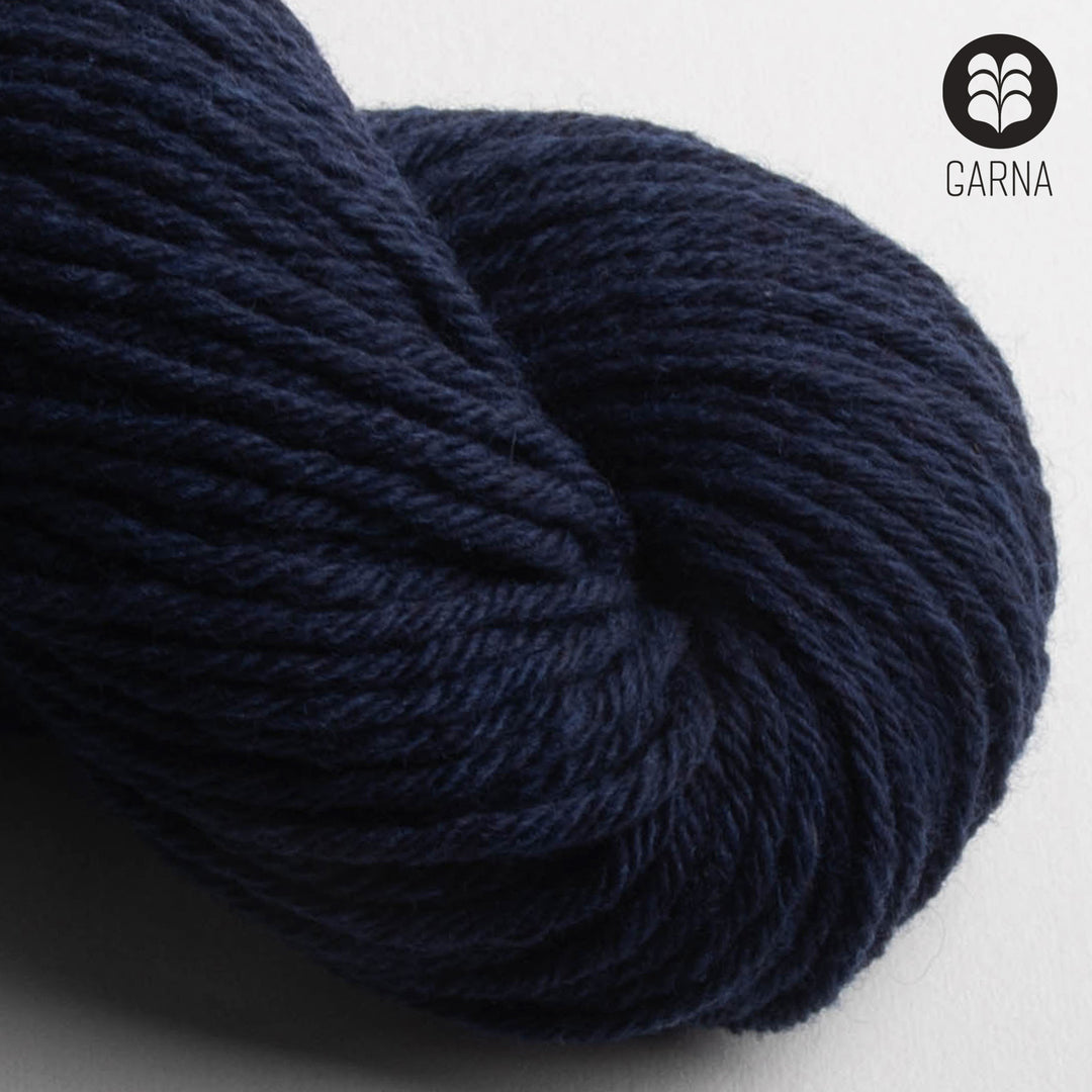 GARNA Nobilis 2 Superfin Lammeuld garn : 783 Mørk Navy