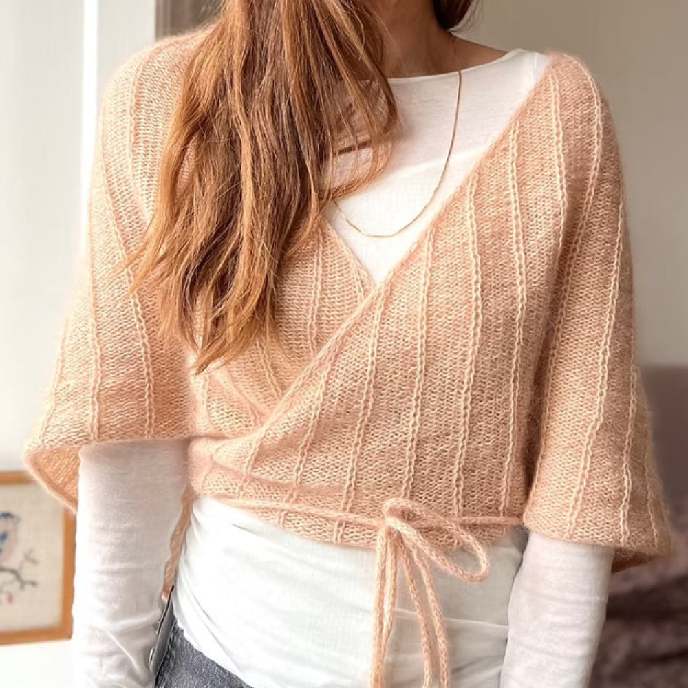 Linea Scarf Triangular Refined Knitwear - Garnkit (uden opskrift) Cashmere