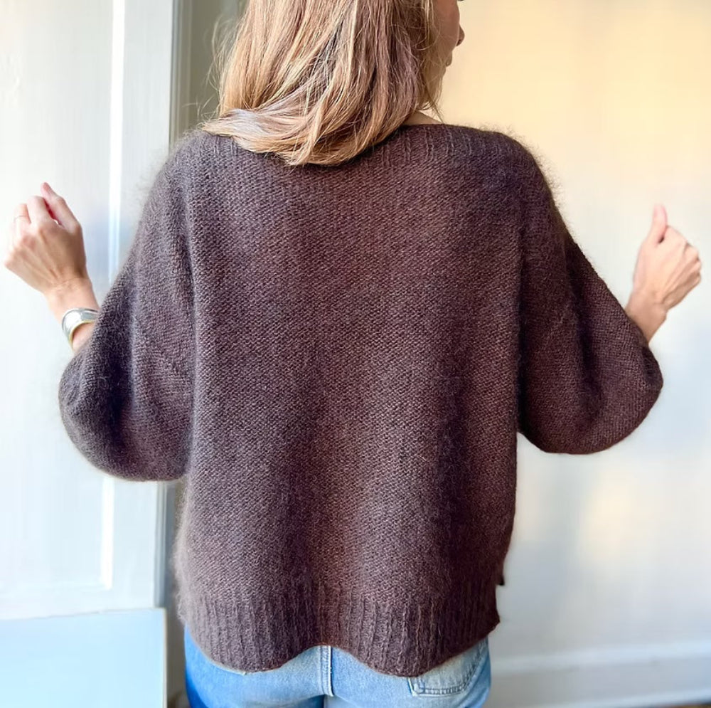 Lucia Blouse Pura Refined Knitwear - Garnkit (uden opskrift)