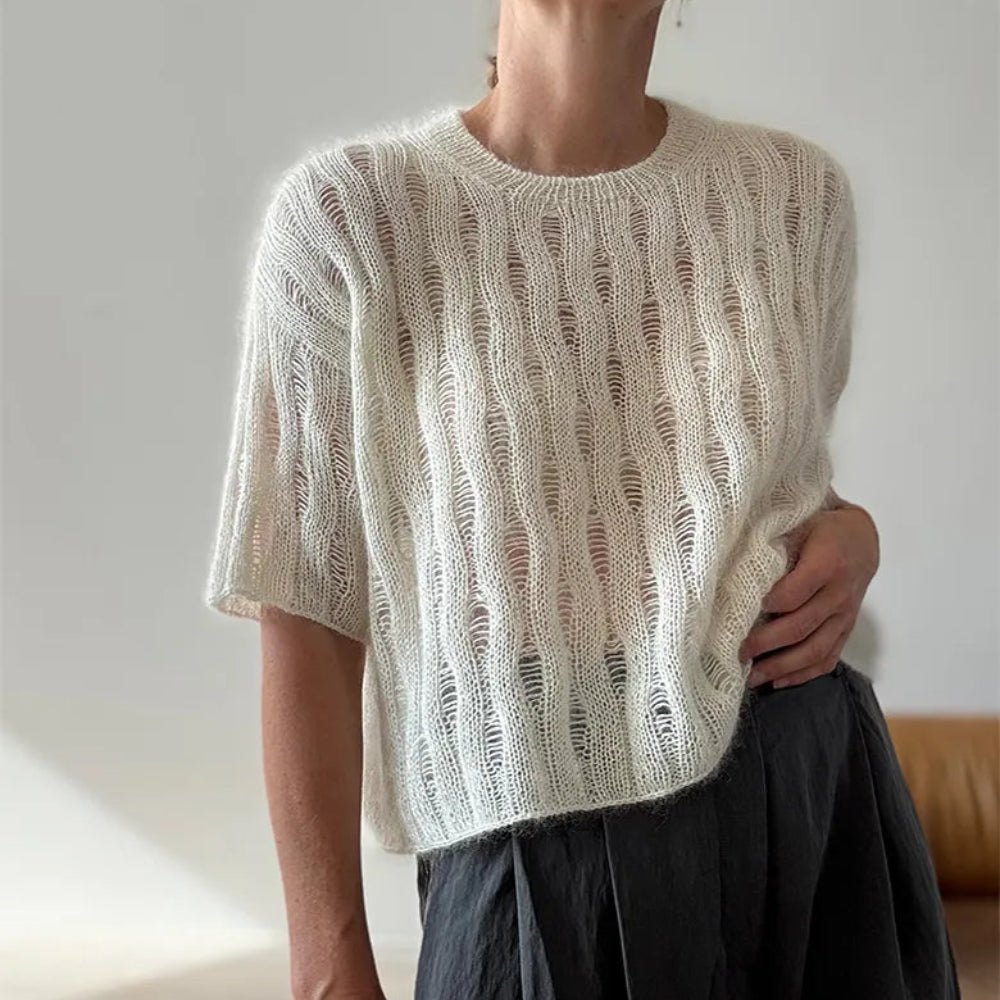RIPPLE_LOOP_TEE OTHER LOOPS - Garnkit (uden opskrift) kortærmet