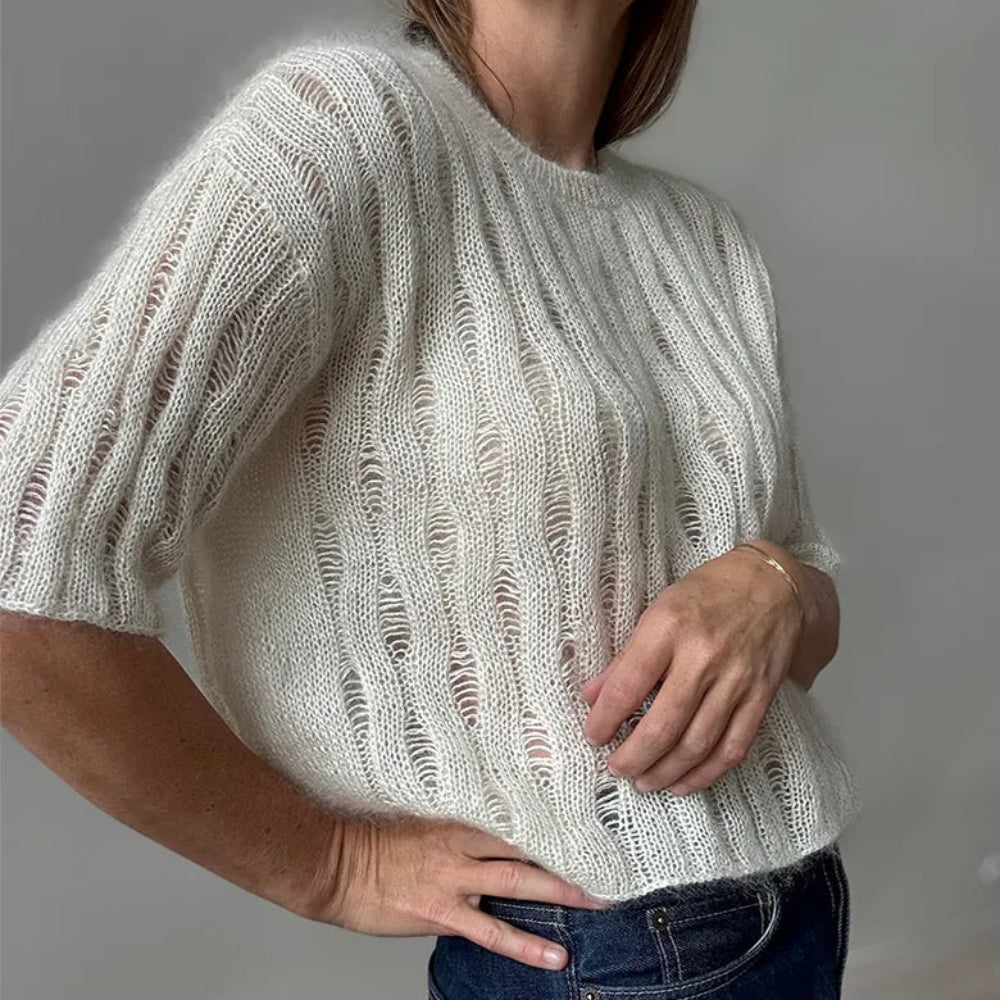 RIPPLE_LOOP_TEE OTHER LOOPS - Garnkit (uden opskrift) kortærmet