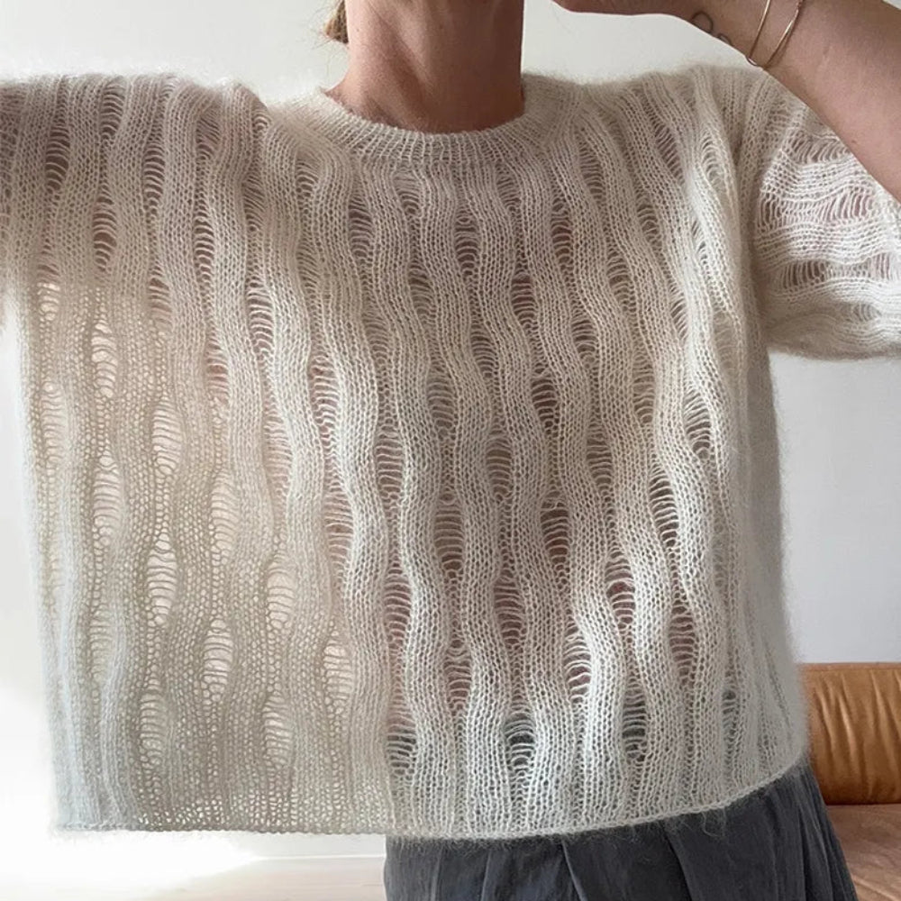 RIPPLE_LOOP_TEE OTHER LOOPS - Garnkit (uden opskrift) kortærmet