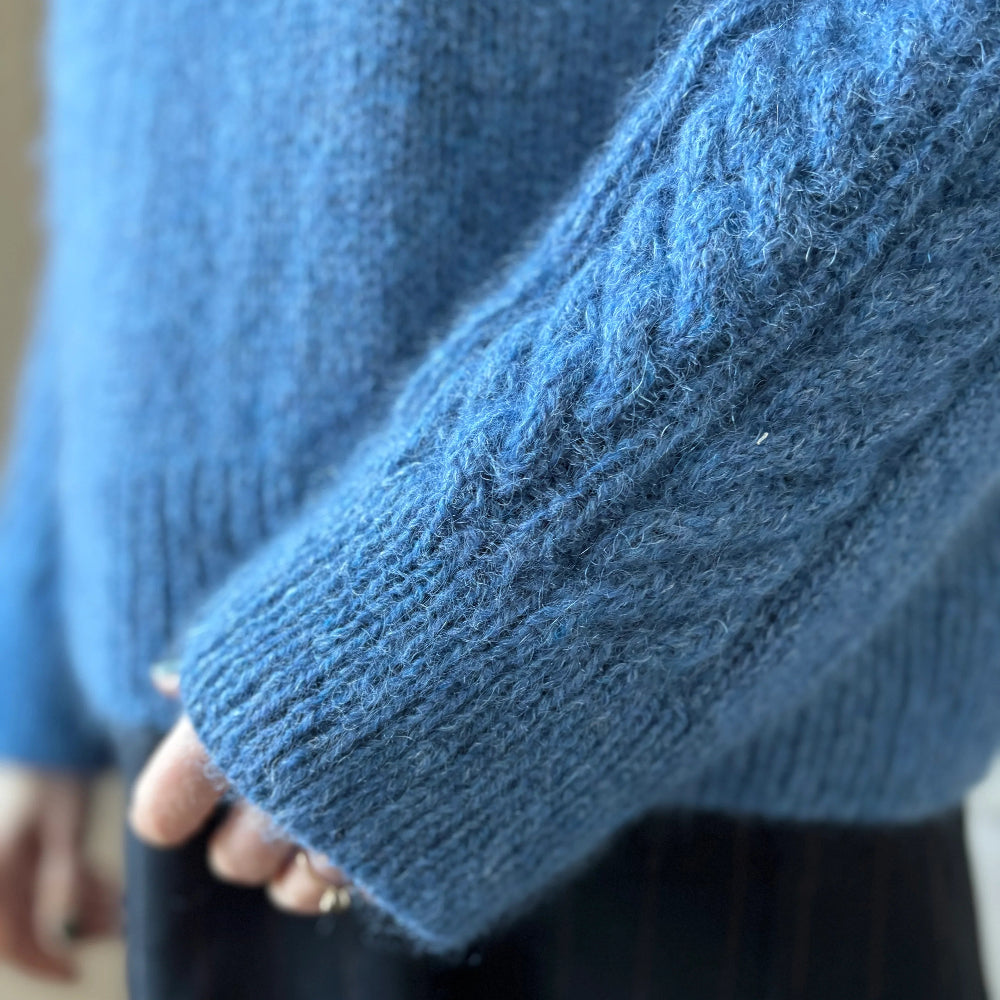 Simply Cable Sweater Lenes Knitwear - Garnkit (uden opskrift)