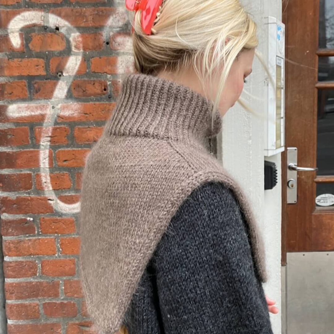 Zipper Neck PetiteKnit - Strikkekit Cashmere