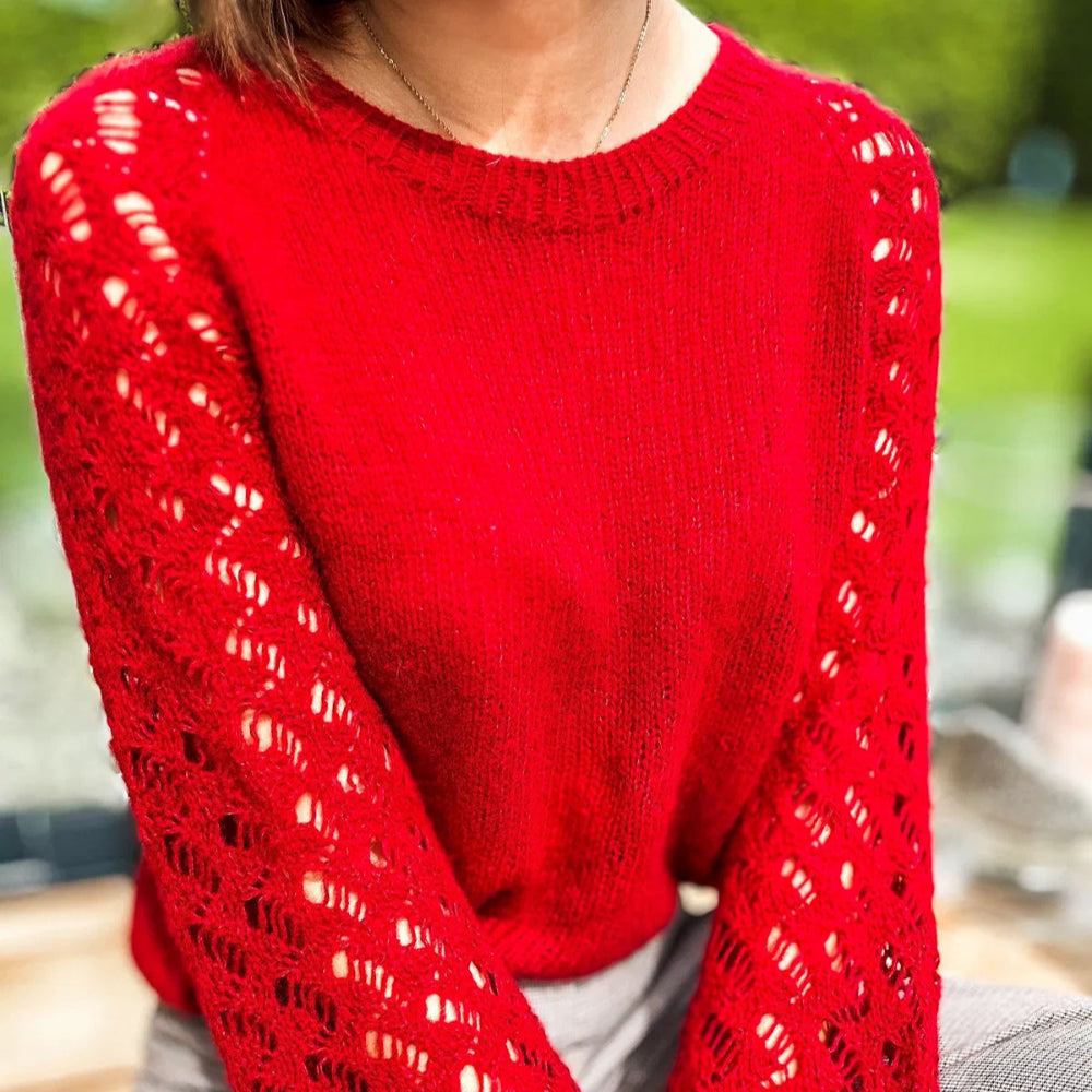 Zick Zack Sweater Atelier Ajour - Strikkekit Mohair