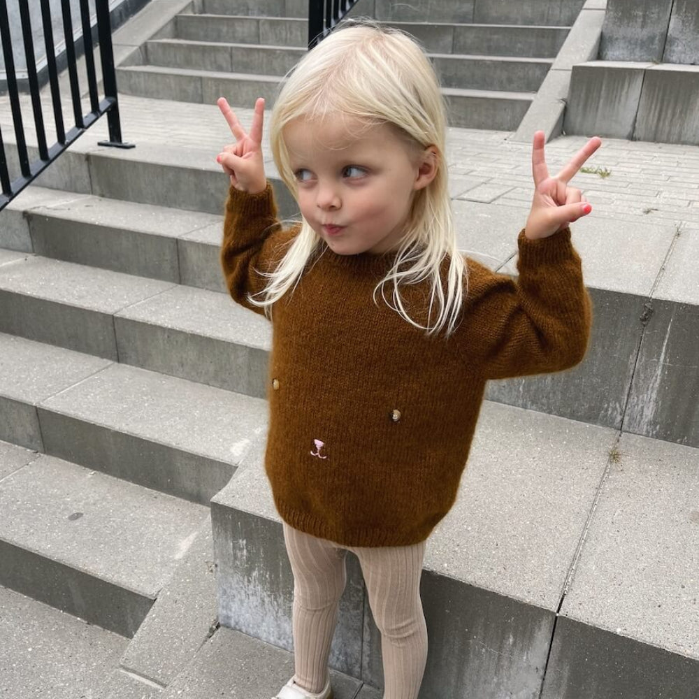 Bamsesweater PetiteKnit - Strikkekit