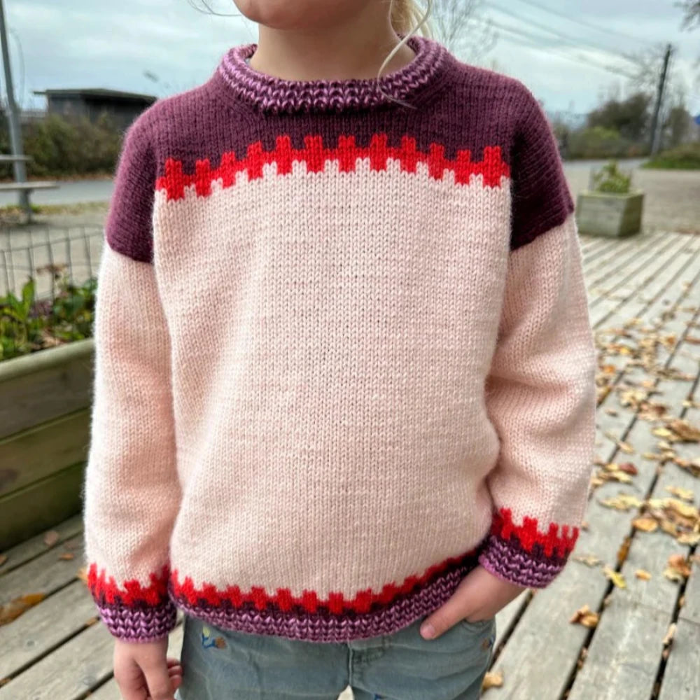 Cross Sweater Junior PetiteKnit - Strikkekit