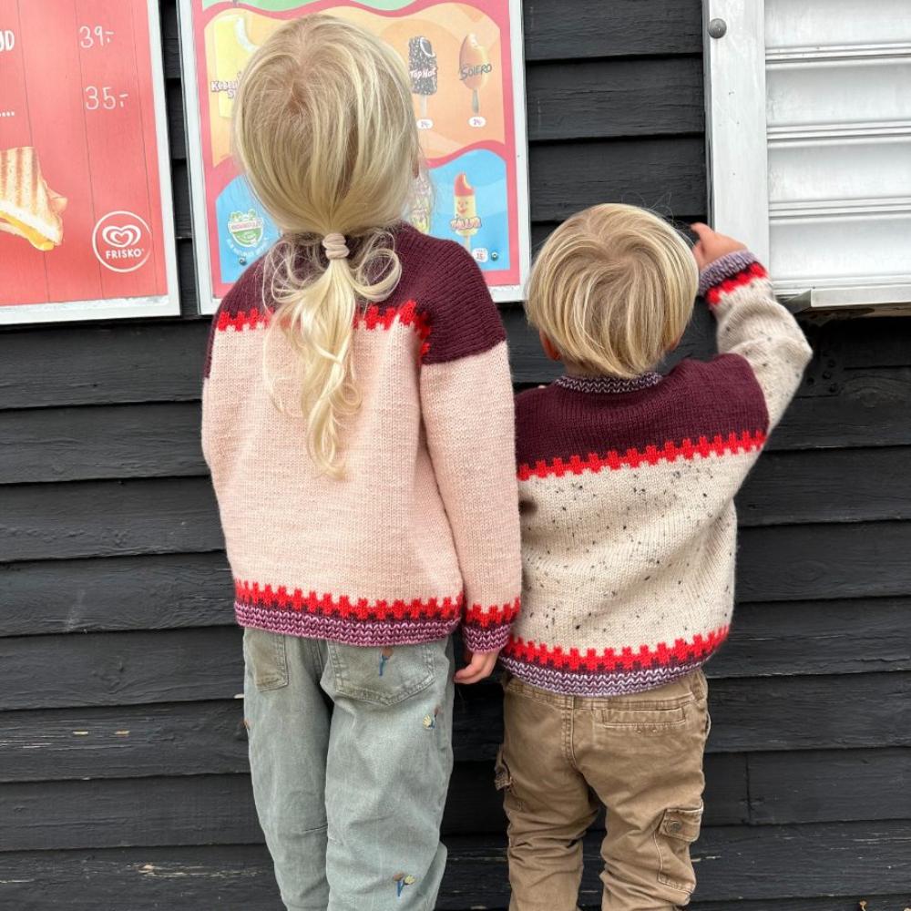 Cross Sweater Junior PetiteKnit - Strikkekit