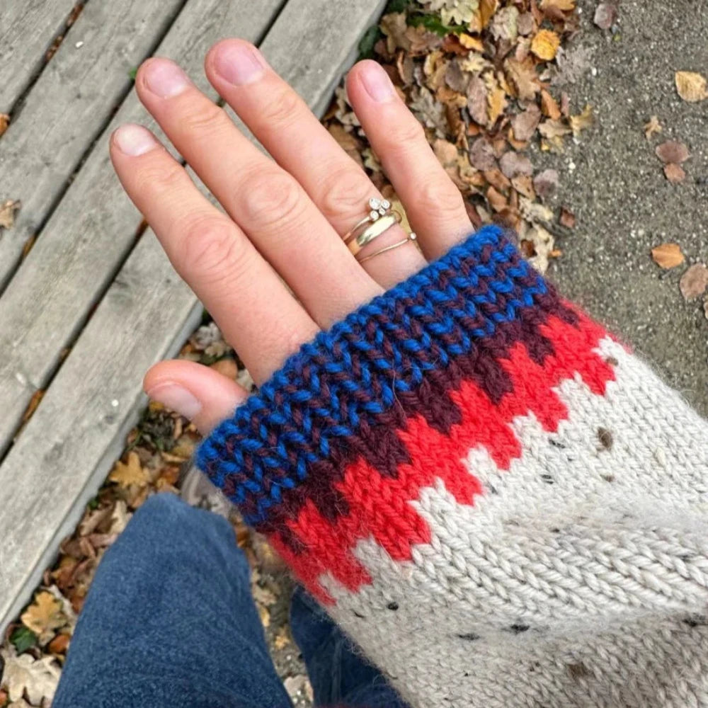 Cross Sweater PetiteKnit - Strikkekit