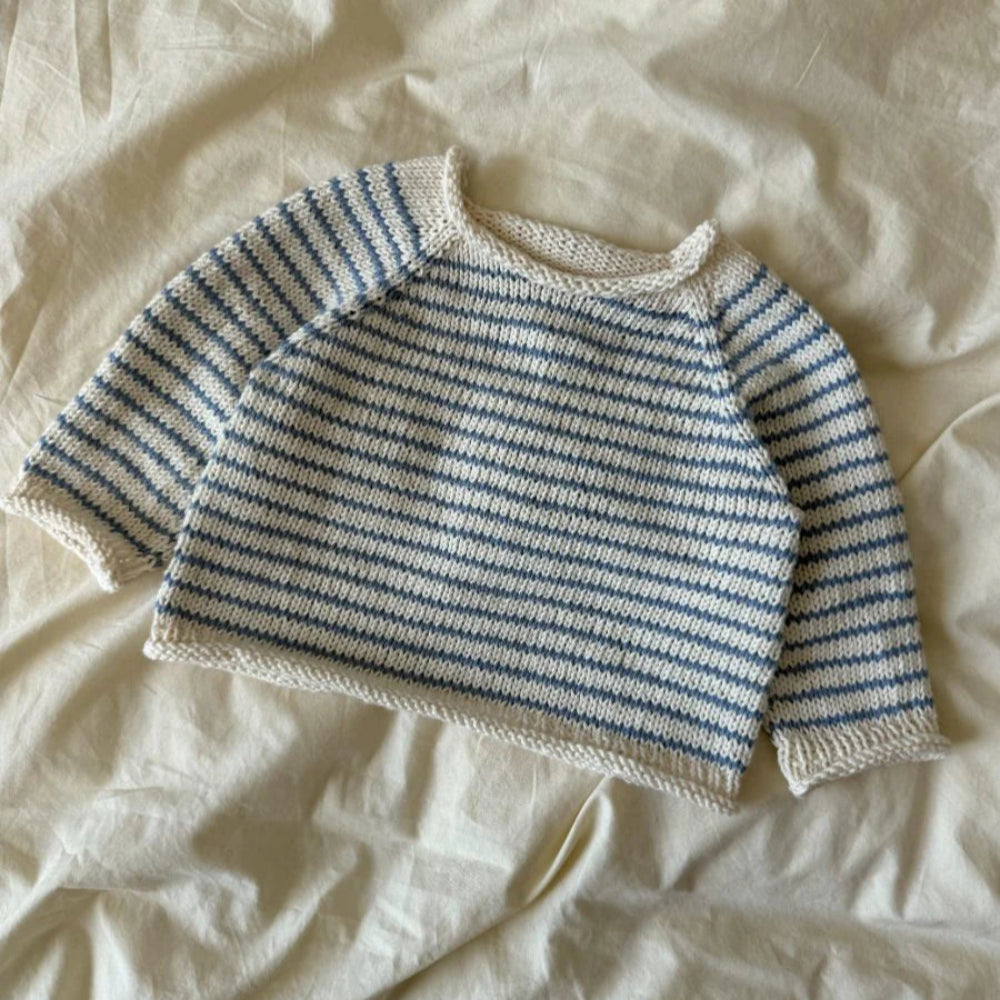 Frankie Sweater Baby PetiteKnit - Strikkekit Ground Colour