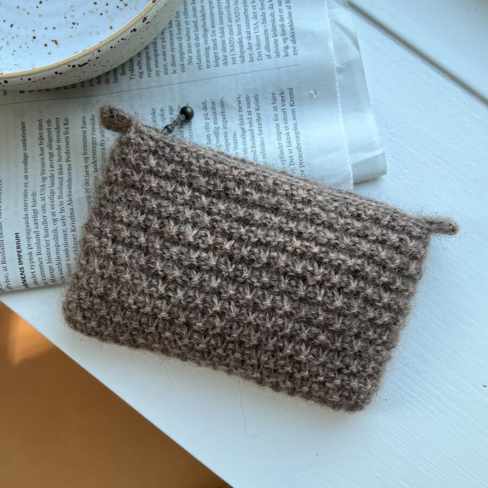 Marie Purse Petiteknit - Strikkekit ensfarvet