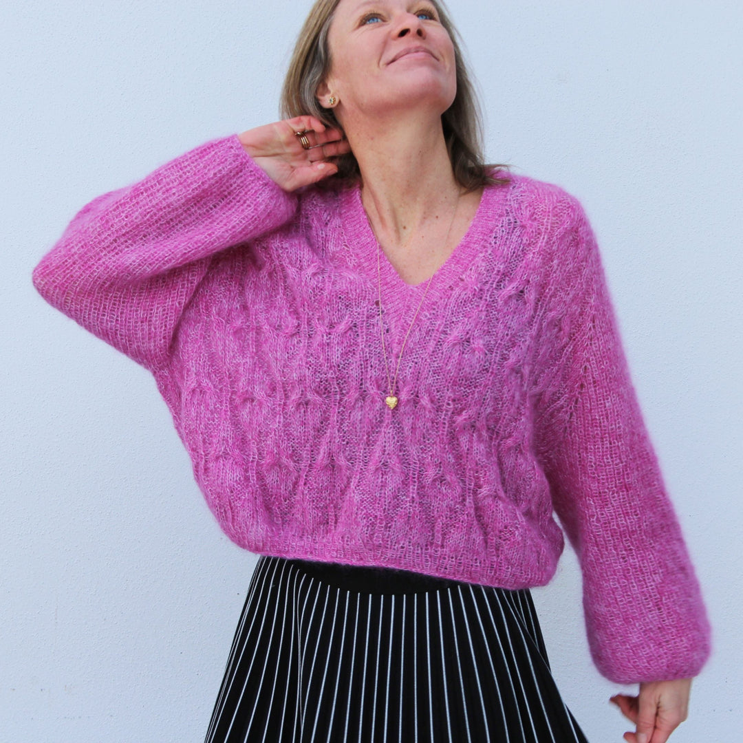 VesterbyCrea.No.11 - Garnkit (uden opskrift) Mohair