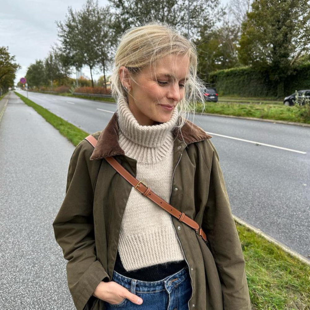 Terrazzo Neck PetiteKnit - Strikkekit - Cashmere
