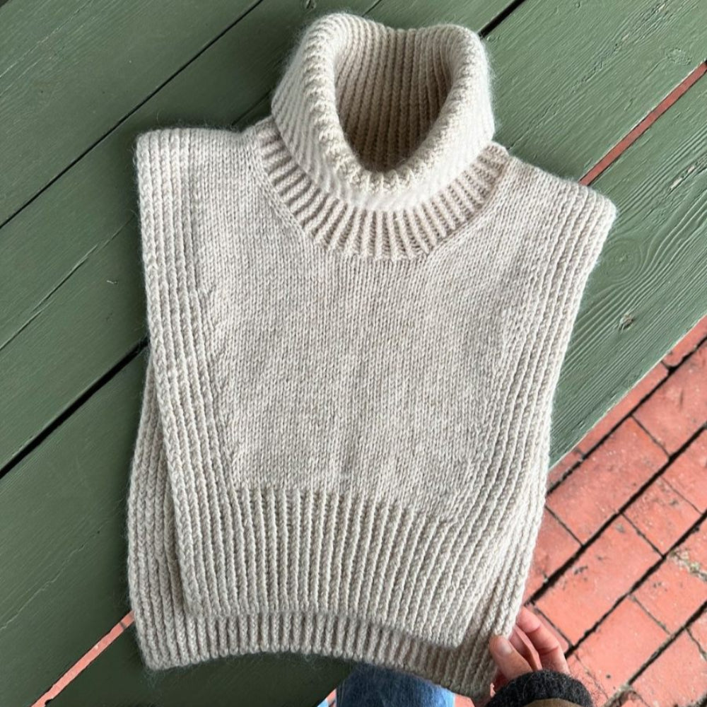 Terrazzo Neck PetiteKnit - Strikkekit - Cashmere