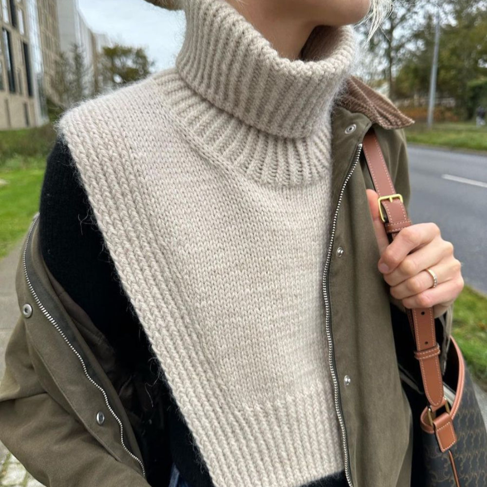 Terrazzo Neck PetiteKnit - Strikkekit - Cashmere
