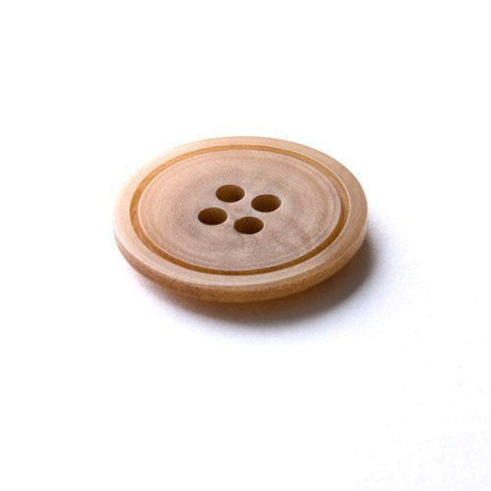 Corozo knap 6 : Cognac - 17 mm